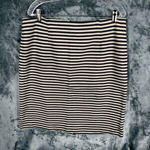 Talberts Skirt Woman’s Stripped Black & white Size 14 W